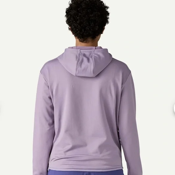 Patagonia Women's R1® Thermal Pullover Hoody Concrete Purple Lilac Size M NWOT - Picture 2 of 16